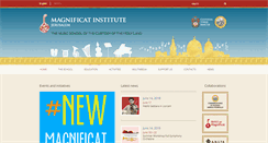 Desktop Screenshot of magnificat.custodia.org