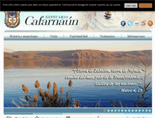 Tablet Screenshot of cafarnaun.custodia.org