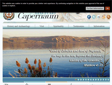 Tablet Screenshot of capernaum.custodia.org