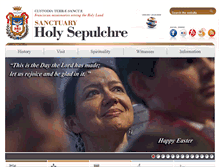 Tablet Screenshot of holysepulchre.custodia.org
